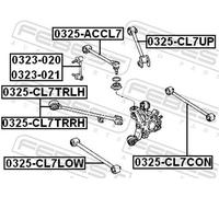 FEBEST 0325-ACCL7 Suspension arm