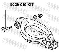 CAMBER CORRECTION SCREW 0329-010-KIT FOR ACURA HONDA J37A2 3.7L 6cyl MDX 3.5L