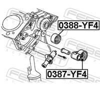 FEBEST 0388-YF4 Timing belt deflection pulley