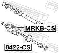 Febest Inner Tie Rod 0422-CS for Mitsubishi Colt, Lancer & Cedia