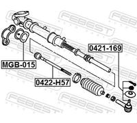 FEBEST 0422-H57 Inner tie rod