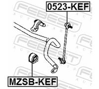 FEBEST 0523-KEF Anti-roll bar link