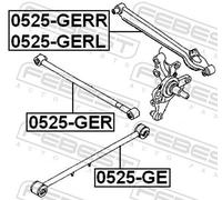 FEBEST 0525-GER Suspension arm