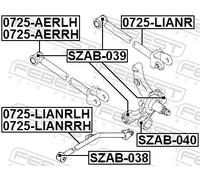FEBEST 0725-LIANRLH Suspension arm