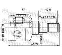 FEBEST 1111-MAT CV joint kit