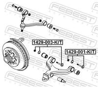 Repair Kit Camber Adjusting Eccentric Bolt For SSANGYONG ACTYON KYRON