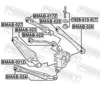 Fits FEBEST 1929-010-KIT REPAIR KIT, CAMBER ADJUSTING ECCENTRIC B ⭐UK Stock⭐