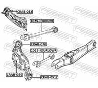 Fits FEBEST 2025-JOURLOWR REAR LOWER TRANSVERSE LINK ⭐UK Stock⭐