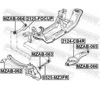 Fits FEBEST 2125-FOCUP REAR TRANSVERSE LINK ⭐UK Stock⭐
