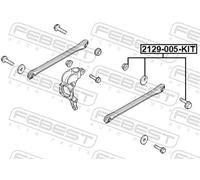 Fits FEBEST 2129-005-KIT REPAIR KIT, CAMBER ADJUSTING ECCENTRIC BOLT