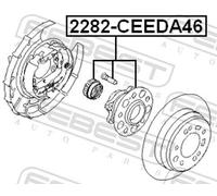 Fits FEBEST 2282-CEEDA46 REAR WHEEL HUB ⭐UK Stock⭐