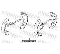 Fits FEBEST 2404-SAN8TR SELF-ADJUSTING SPREADER KIT, BRAKES ⭐UK Stock⭐