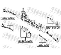 Fits FEBEST 2422-LOGII DACIA TIE ROD ⭐UK Stock⭐