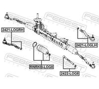 Fits FEBEST 2422-LOGII DACIA TIE ROD ⭐UK Stock⭐
