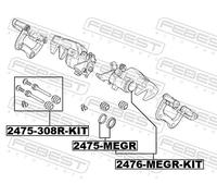FEBEST 2476-MEGR-KIT Piston, brake caliper
