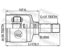 FEBEST 2511-EXPLH CV joint kit