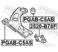 Fits FEBEST 2520-B78F BALL JOINT FRONT LOWER ARM ⭐UK Stock⭐