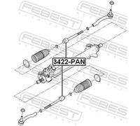 FEBEST 3422-PAN Inner tie rod