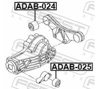 Mounting, differential for AUDI A6 ALLROAD C5 FEBEST ADAB-025