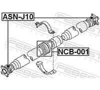 FEBEST ASN-J10 Drive shaft coupler