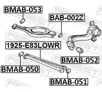 FEBEST BAB-002Z Trailing arm / Suspension arm bush