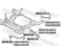 Fits FEBEST BMAB-060 FRONT LOWER CONTROL ARM BUSHING AUDI A6