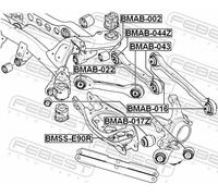 FEBEST BMSS-E90R Top strut mount
