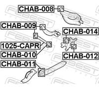 FEBEST CHAB-014 Control arm bush
