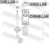 ✅Fits FEBEST CHSHB-LAN FRONT SHOCK ABSORBER COVER CHEVROLET LANOS (T ⭐UK Seller⭐