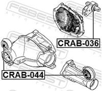 FEBEST CRAB-044 Mounting, differential