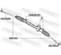 FEBEST CRAB-BU-KIT Mounting, steering gear