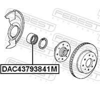 FEBEST DAC43793841M Wheel bearing