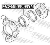 FEBEST DAC44830037M Wheel Bearing for LAND ROVER