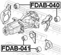 Fits FEBEST FDAB-041 REAR DIFFERENTIAL BUSHING