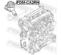ENGINE MOUNTING FOR FORD GALAXY MONDEO S-MAX FEBEST FDM-CA2RH FITS RIGHT FRONT