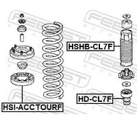 Fits FEBEST HSHB-CL7F FRONT SHOCK ABSORBER COVER HONDA ACCORD CL9 200 ⭐UK Stock⭐