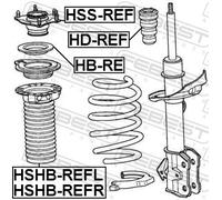 FEBEST HSHB-REFR Protective Cap / Bellow, shock absorber