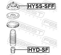 Febest Shock Absorber Mounting HYSS-SFF Fits Hyundai Santa Fe 00