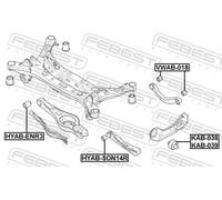 Rear Right Control Arm Bush For Kia CADENZA OPTIMA K5 10-21 55275-F6000