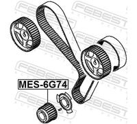 Febest MES-6G74 Sprocket Crankshaft Fits Chrysler Mitsubishi 3000 Gt Debonair