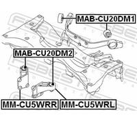 FEBEST MM-CU5WRL Mounting, differential