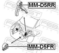 FEBEST MM-D5RR Engine mount
