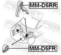 FEBEST MM-D5RR Engine mount