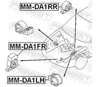 FEBEST MM-DA1FR Engine mount