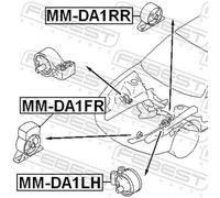 FEBEST MM-DA1FR Engine mount