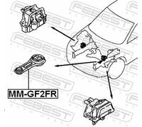 FEBEST MM-GF2FR Engine mount