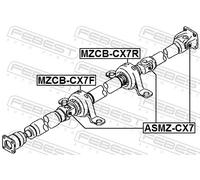 FEBEST MZCB-CX7R Propshaft centre bearing