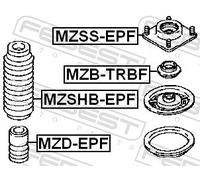 Fits FEBEST MZD-EPF FRONT SHOCK ABSORBER REFLECTION MAZDA TRIBUTE CZ ⭐UK Stock⭐