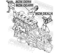 FEBEST MZM-DEARR Engine mount