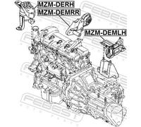 FEBEST MZM-DEMRR Engine mount
